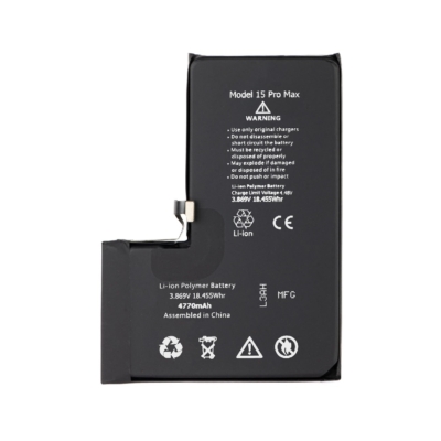 iPhone 15 Pro Max Emelt Kapacitású Akkumlátor, 4780mAh (Diagnosztizálható)