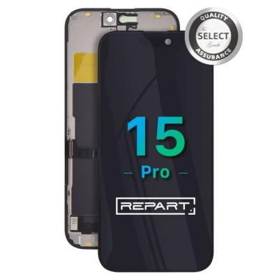 iPhone 15 Pro Kijelző, Repart, IC Csere Támogatással (Incell, Standard)
