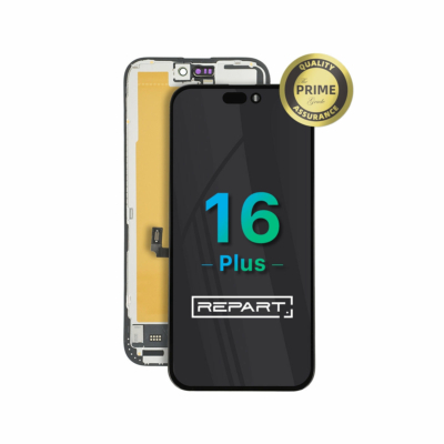 iPhone 16 Plus Kijelző, Repart, IC Csere Támogatással (Soft oled, Prémium)