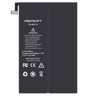 iPad Mini 2 (2013), iPad Mini 3 (2014) Akkumlátor, Repart 6471mAh