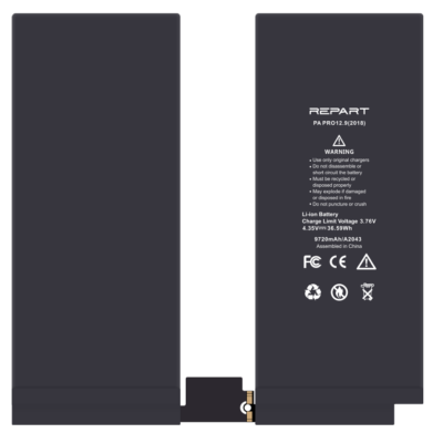 iPad Pro 12.9" 3.gen (2018), iPad Pro 12.9" 4.gen (2020) Akkumlátor, Repart 9720mAh