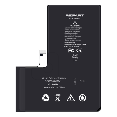 iPhone 14 Pro Max Akkumlátor, Repart 4323mAh