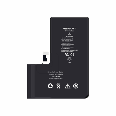 iPhone 15 Pro Max Akkumlátor, Repart 4422mAh