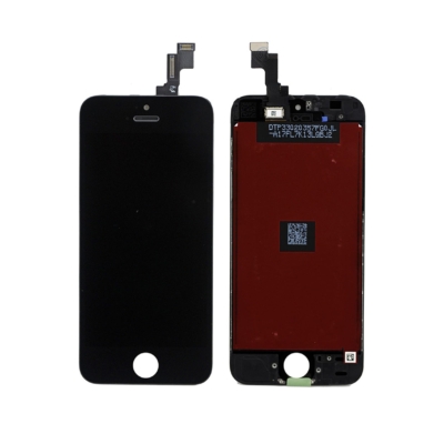 iPhone 5S/SE 2016 Kijelző, Fekete (Standard)
