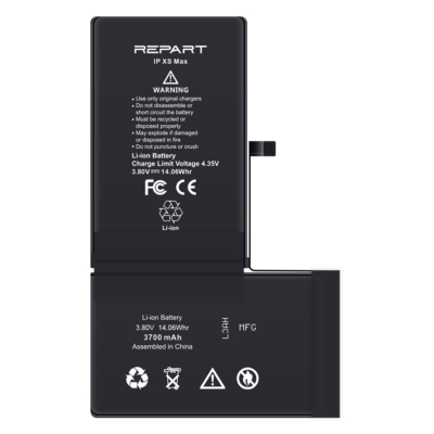 iPhone XS Max Akkumlátor, Repart 3700mAh (Emelt kapacitású)