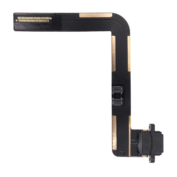 iPad 5 (2017), iPad 6 (2018), iPad Air 1 (2013) Töltőcsatlakozó Flex Kábel, Fekete