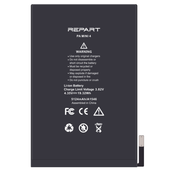 iPad Mini 4 (2015) Akkumlátor, Repart 5124mAh