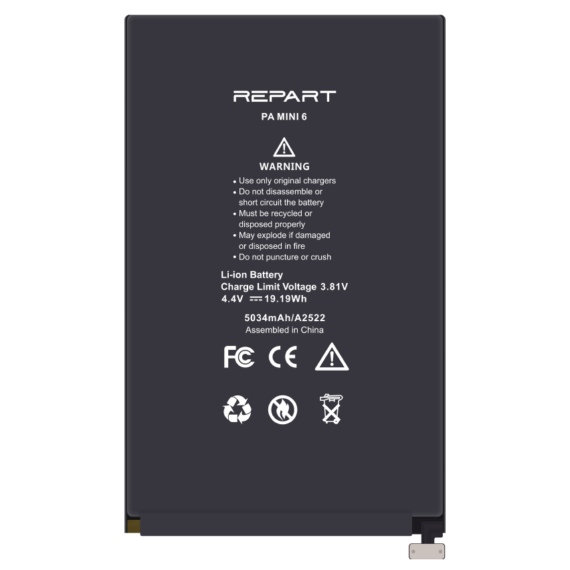 iPad Mini 6 (2021) Akkumlátor, Repart 5034mAh