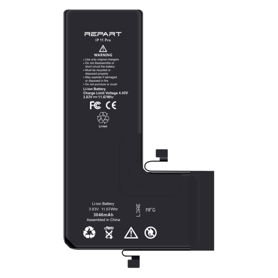 iPhone 11 Pro Akkumlátor, Repart 3046mAh