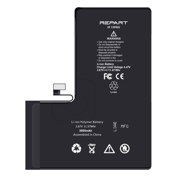 iPhone 13 Pro Akkumlátor, Repart 3095mAh