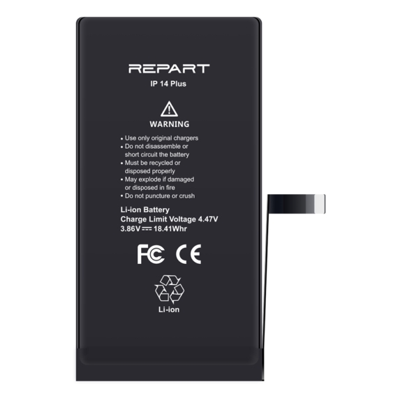 iPhone 14 Plus Akkumlátor, Repart 4770mAh (Emelt kapacitású)