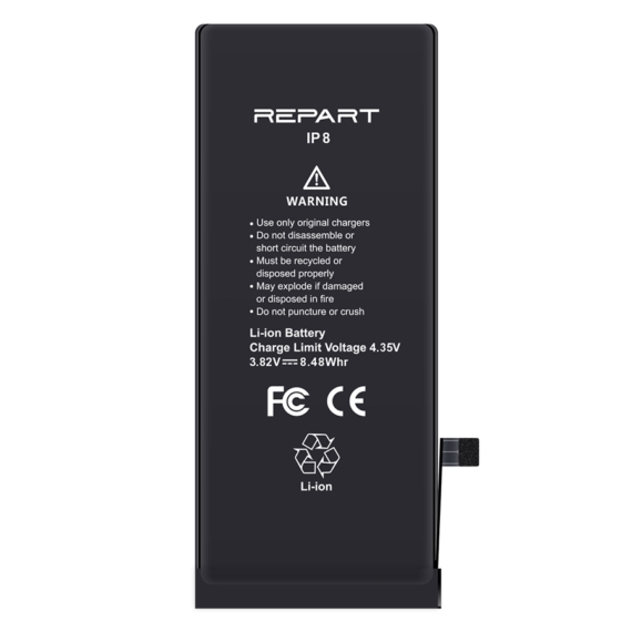 iPhone 8 Akkumlátor, Repart 2220mAh (Emelt kapacitású)