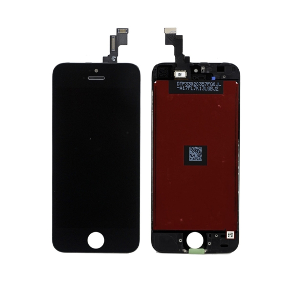 iPhone 5S/SE 2016 Kijelző, Fekete (Standard)