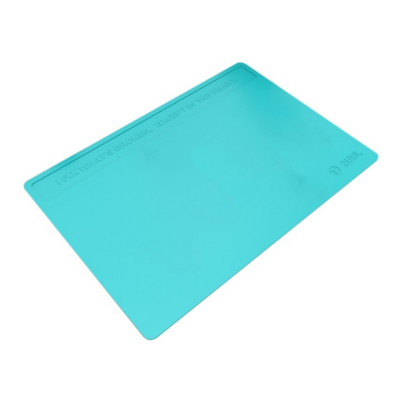 2UUL - ESD Antisztatikus Hőálló Szilikon Alátét, Kék (400mm x 280mm)
