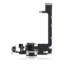 iPhone 11 Pro Max Töltőcsatlakozó Flex Kábel, Fekete (Gyári)